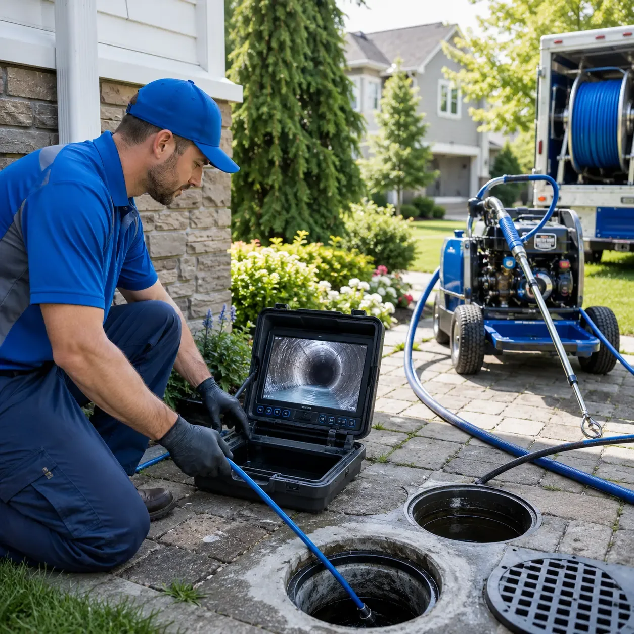 Outdoor drain cleaning professionals serving Quail, TX